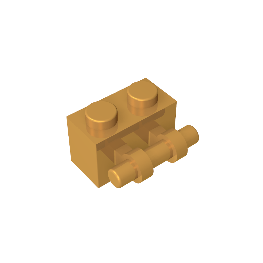 Ladrillo Especial 1 x 2 con Mango-MyGobricksEs