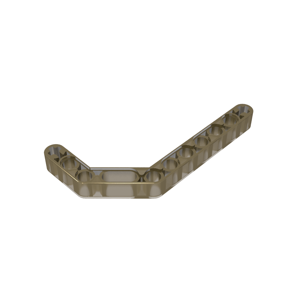 Viga técnica 1 x 11,5 doble curva gruesa-MyGobricksEs