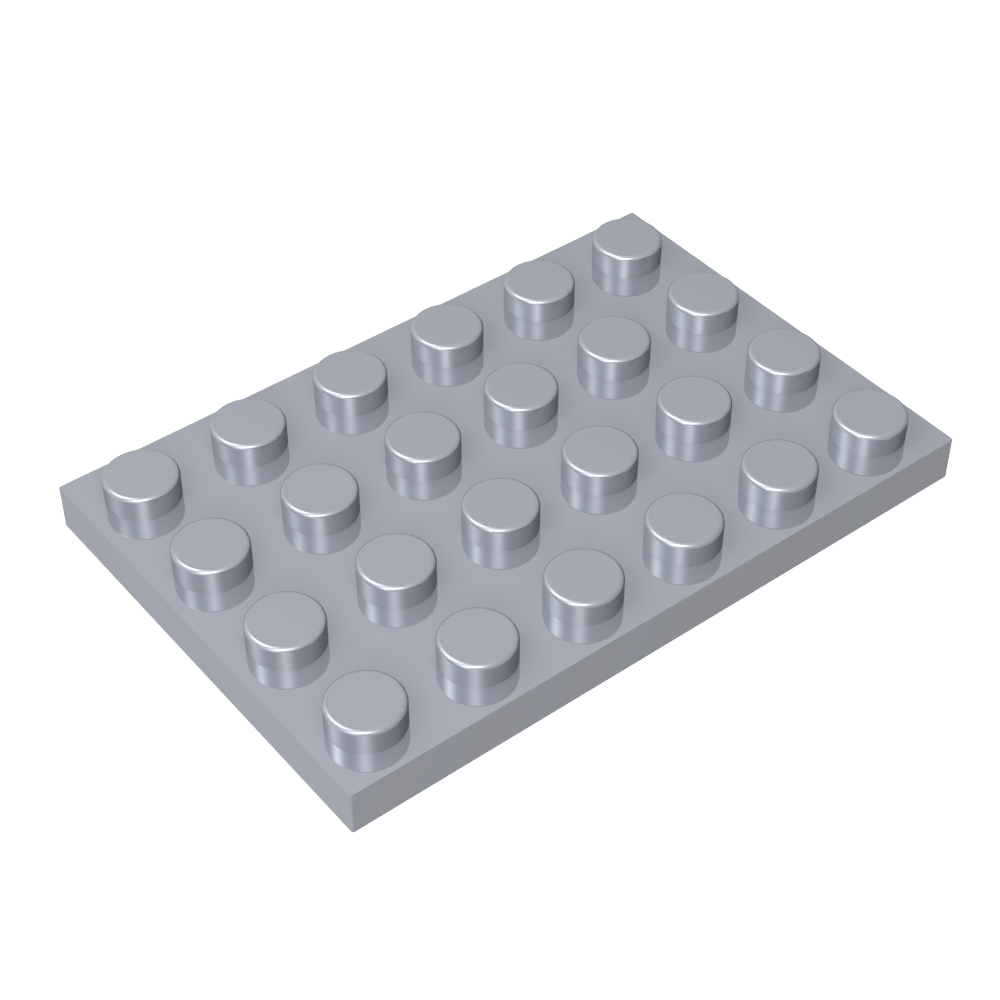 Placa 4 x 6-MyGobricksEs