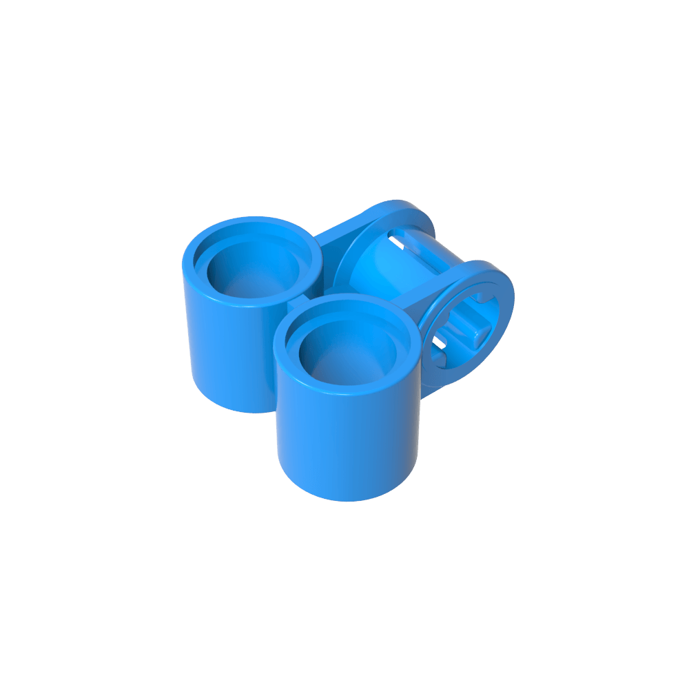 Conector de eje y pasador Technic perpendicular doble-MyGobricksEs