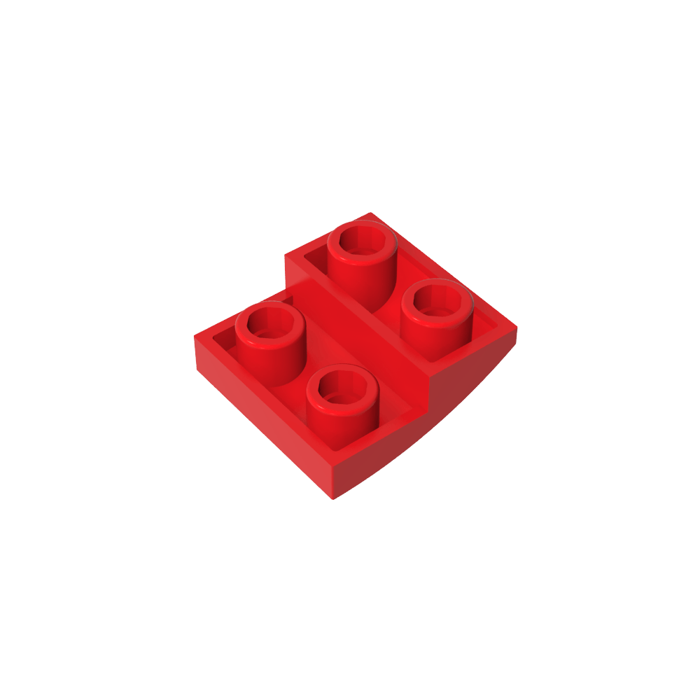 Pendiente Curva 2 x 2 Invertida-MyGobricksEs