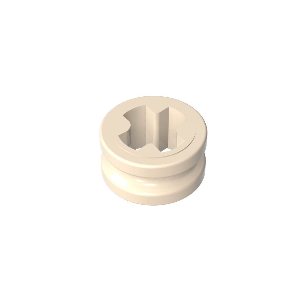 Casquillo Technic 1/2 Liso con Orificio para Eje Reducido-MyGobricksEs
