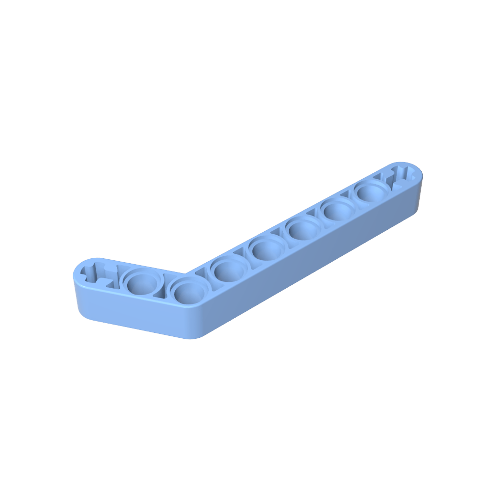 Viga técnica 1 x 9 doblada (7 - 3) de espesor-MyGobricksEs