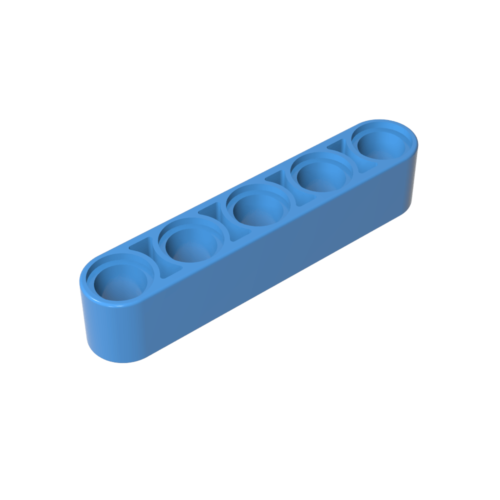 Viga técnica de 1 x 5 de espesor-MyGobricksEs