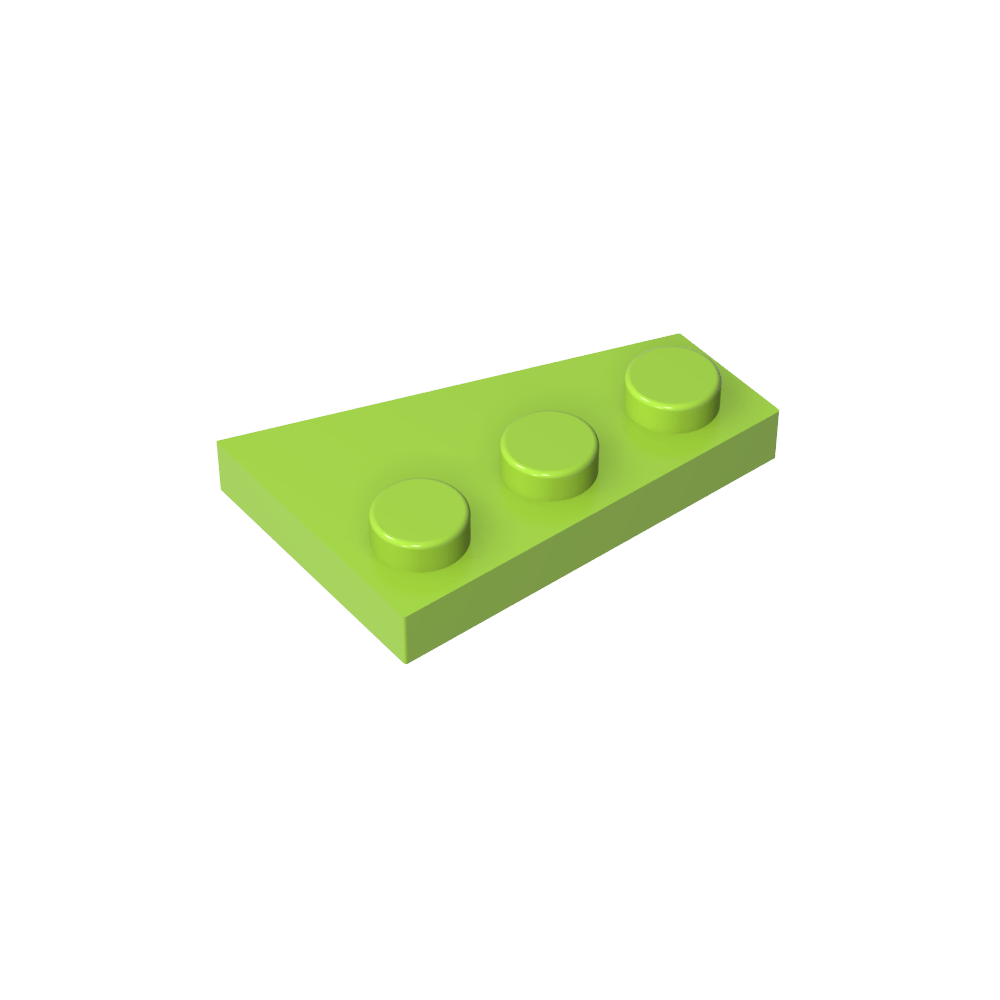 Placa de cuña 3 x 2 izquierda-MyGobricksEs