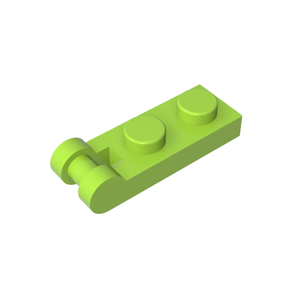 Placa Especial 1 x 2 con Asa en el Extremo [Extremos Cerrados]-MyGobricksEs