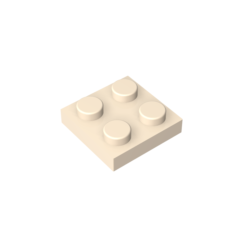 Placa 2 x 2-MyGobricksEs