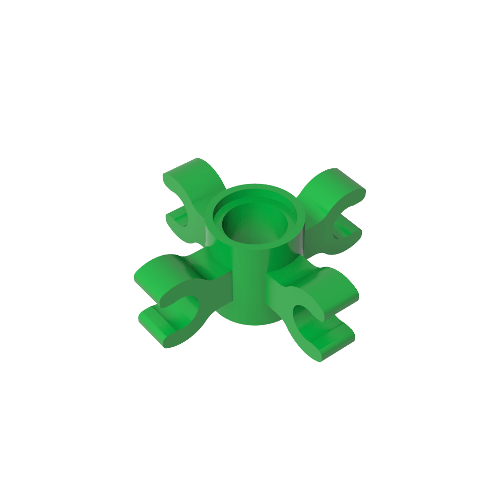 Conector Technic Pin Redondo con 4 Clips-MyGobricksEs