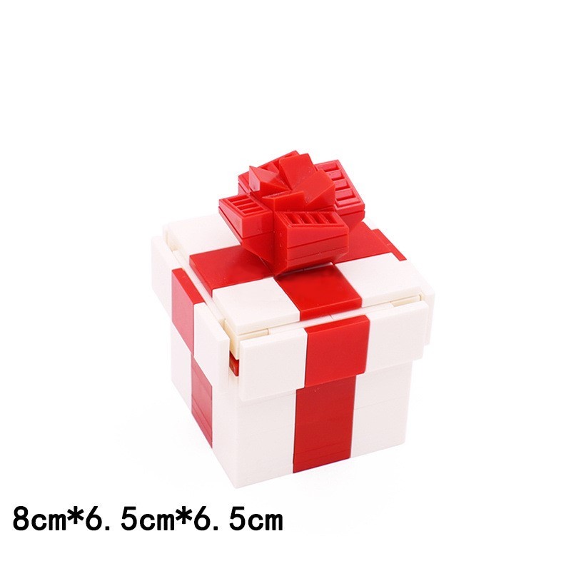 Caja de regalo para anillos DIY, bloques de construcción con cuentas pequeñas, regalos de San Valentín (no de Gobricks)