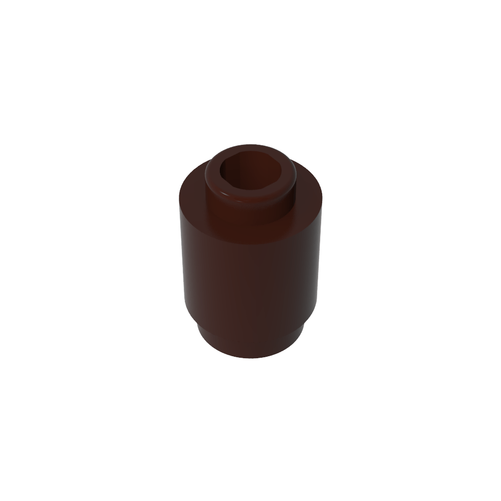 Ladrillo redondo 1 x 1 perno abierto-MyGobricksEs