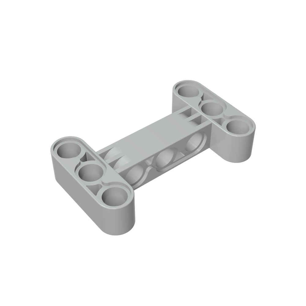 Viga técnica de 3 x 5 de espesor [orificios de viga central desplazados a 90°]-MyGobricksEs
