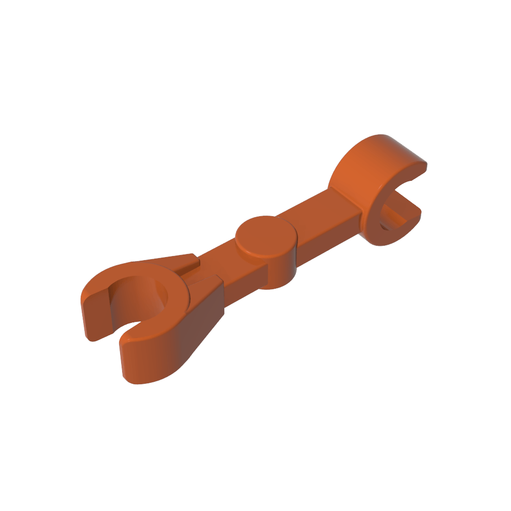 Brazo mecánico recto [2 clips a 90°]-MyGobricksEs