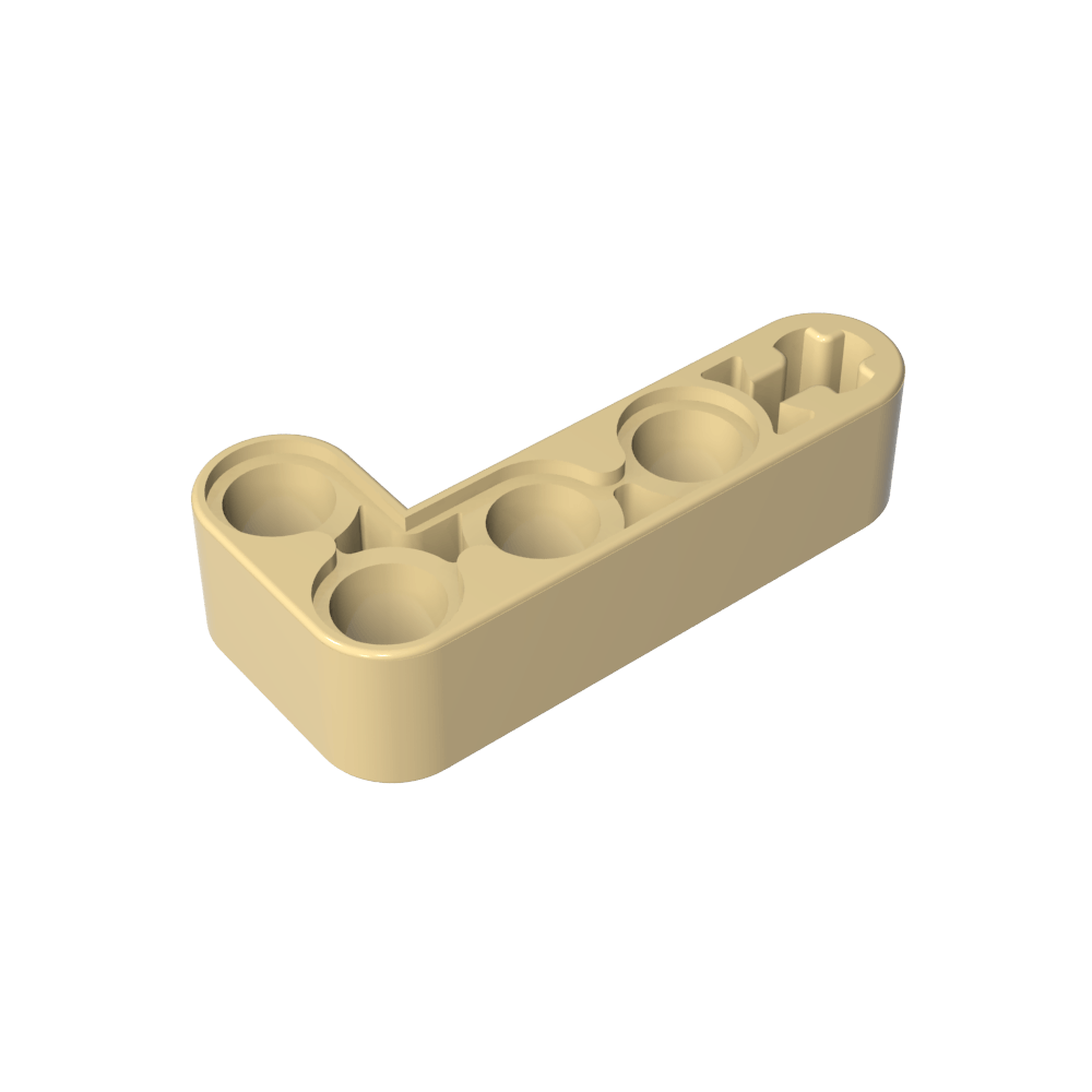 Viga técnica 2 x 4 en forma de L gruesa-MyGobricksEs