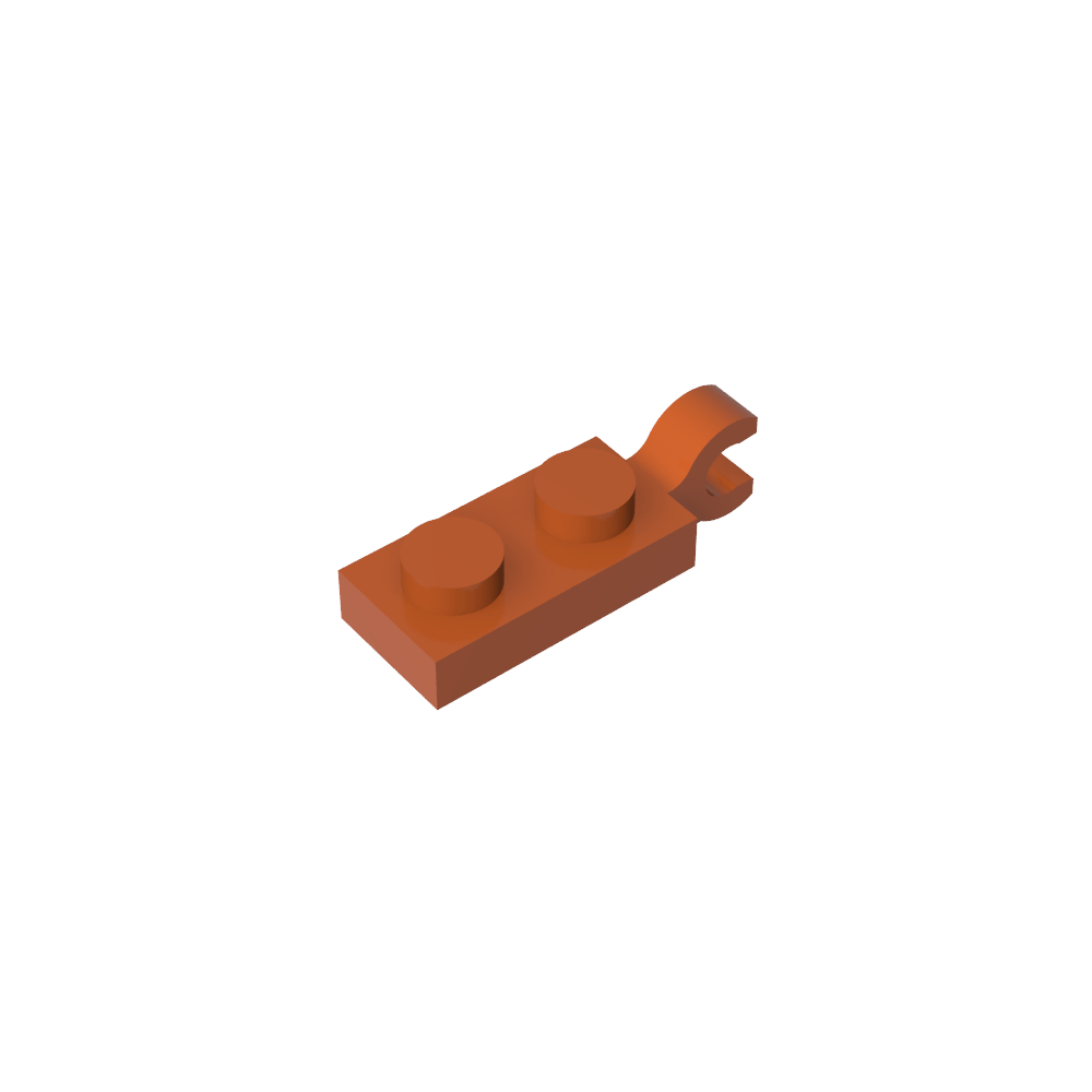 Placa Especial 1 x 2 con Clip Horizontal en el Extremo-MyGobricksEs