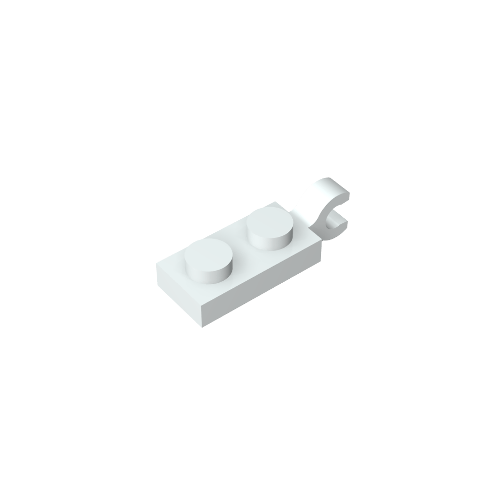 Placa Especial 1 x 2 con Clip Horizontal en el Extremo-MyGobricksEs