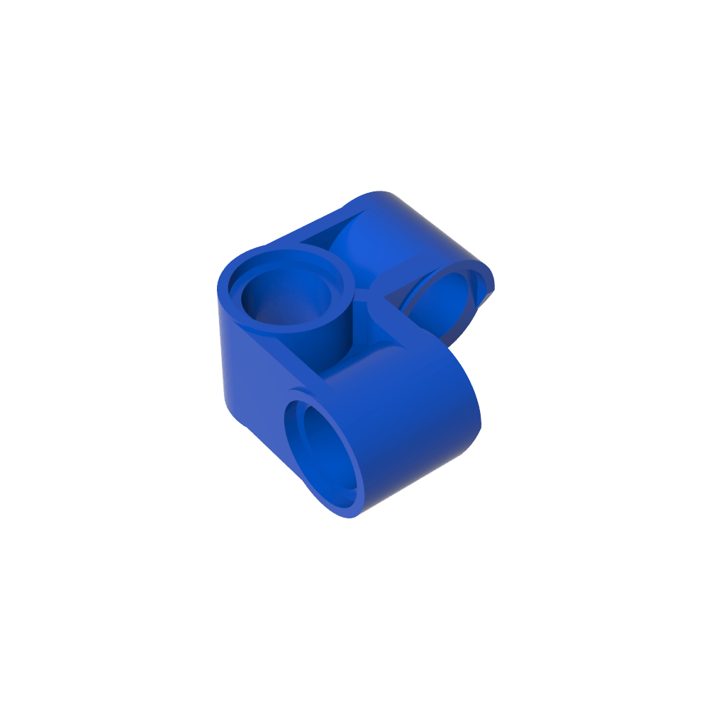 Conector de clavija Technic perpendicular 2 x 2 doblado-MyGobricksEs