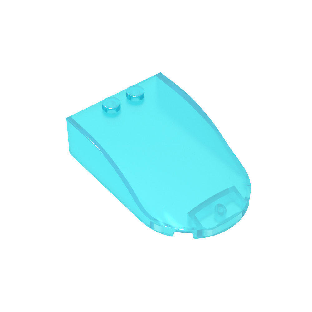 Parabrisas 6 x 4 x 1 Curvo-MyGobricksEs