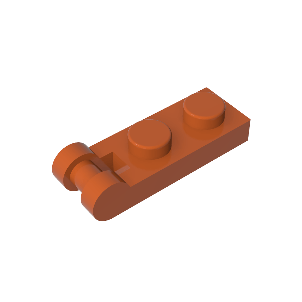 Placa Especial 1 x 2 con Asa en el Extremo [Extremos Cerrados]-MyGobricksEs