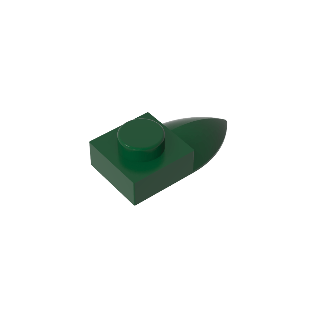 Placa Especial 1 x 1 con Diente-MyGobricksEs
