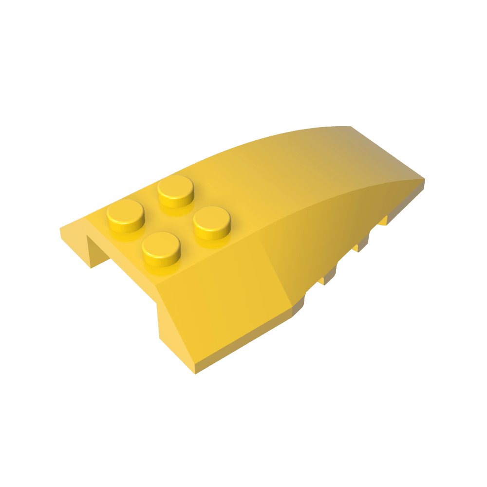 Cuña curva 6 x 4 triple-MyGobricksEs