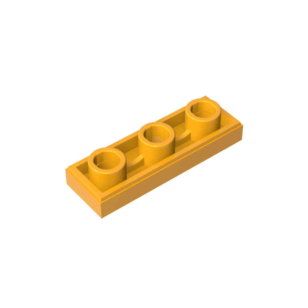 Azulejo especial 1 x 3 invertido con orificio central-MyGobricksEs