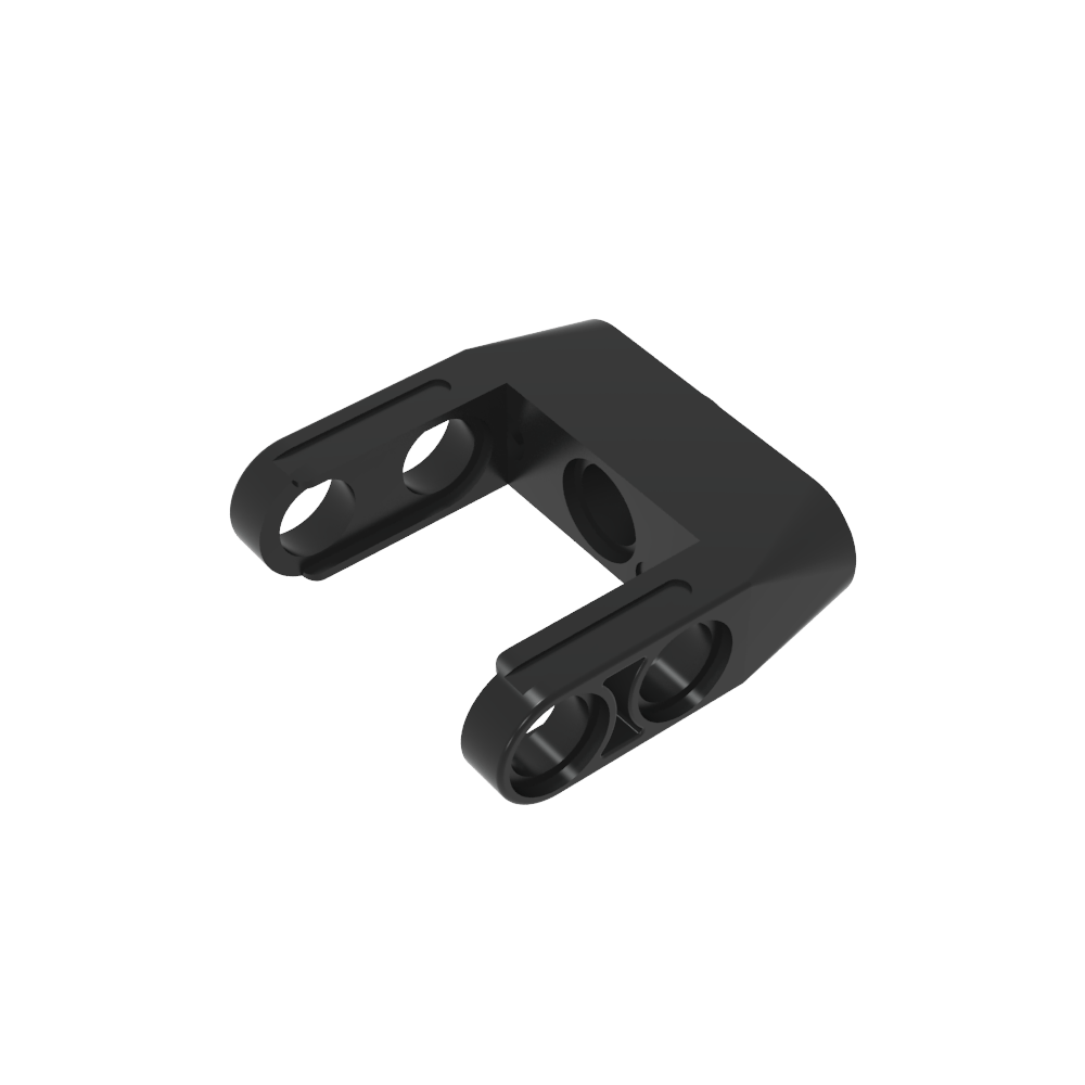 Conector de pasador Technic, junta de palanca doble lisa con orificios para eje y pasador-MyGobricksEs
