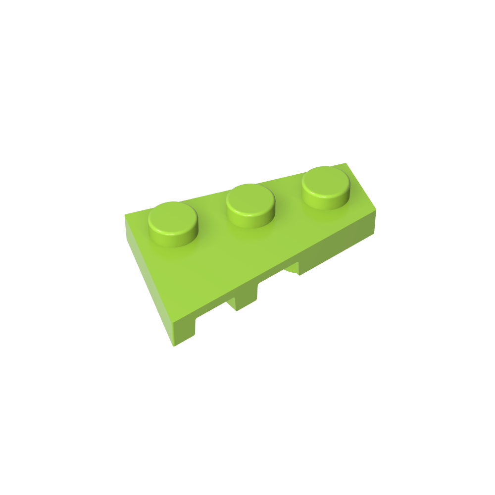 Placa de cuña 3 x 2 derecha-MyGobricksEs