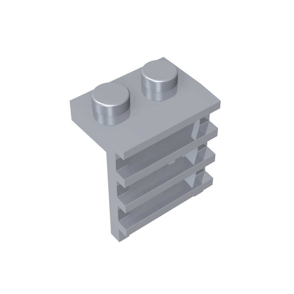 Placa Especial 1 x 2 con Escalera-MyGobricksEs