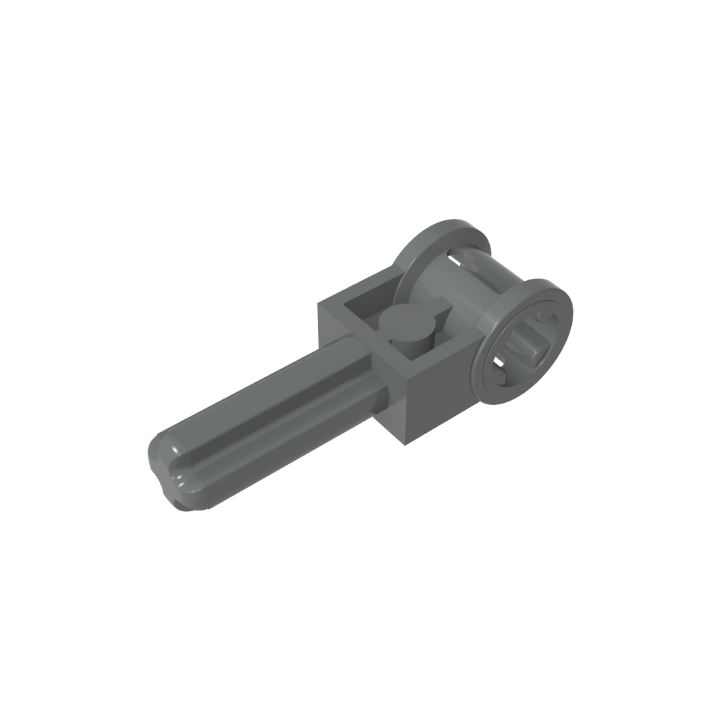 Eje Technic 1.5 con conector de eje perpendicular (mango de inversión de pértiga Technic)-MyGobricksEs