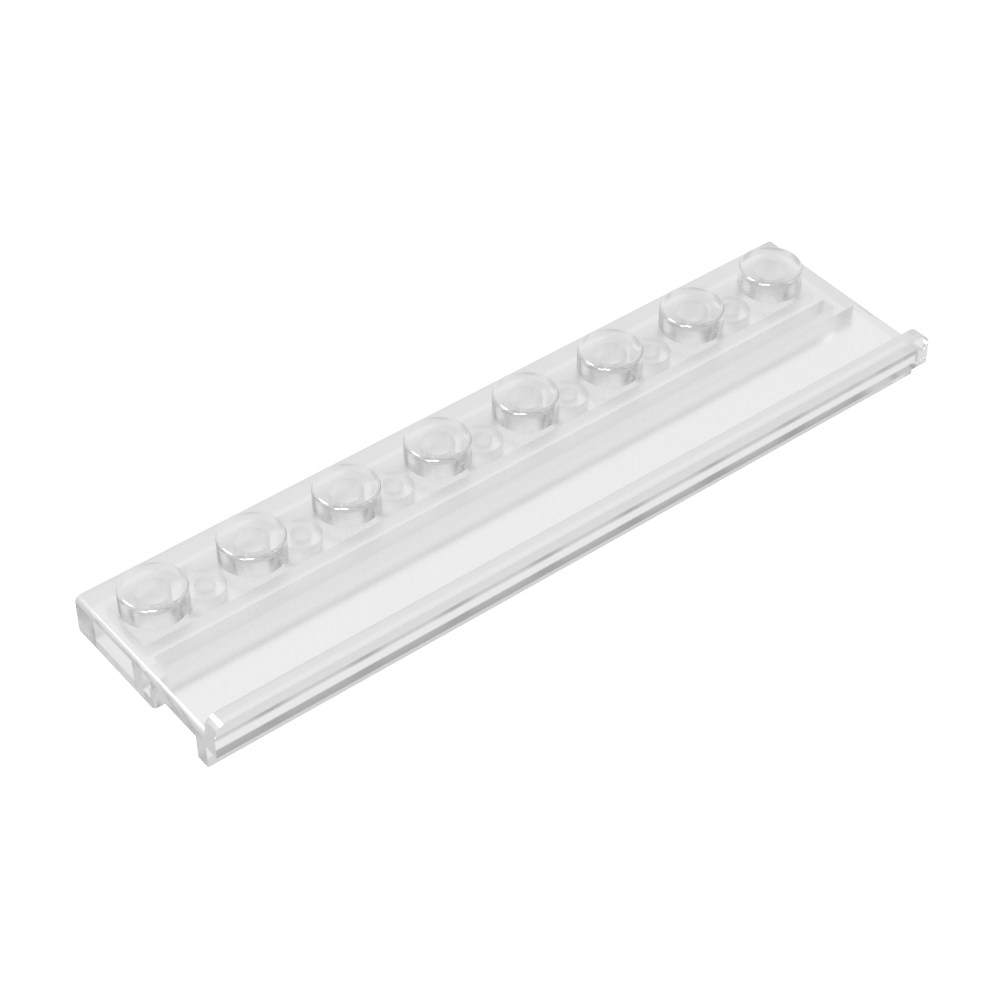 Placa especial 2 x 8 con riel para puerta-MyGobricksEs