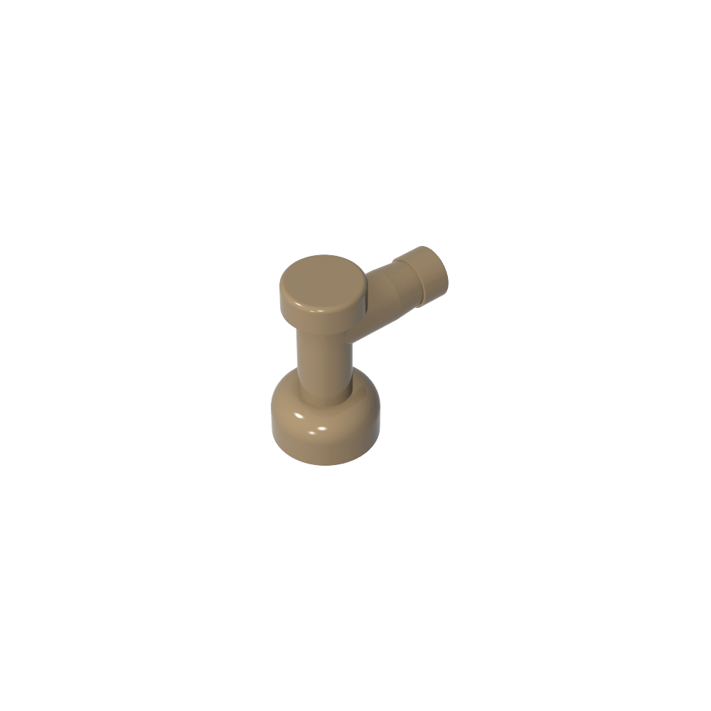 Grifo 1 x 1 con orificio en el pico-MyGobricksEs
