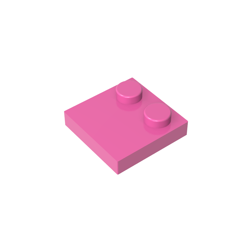 Placa Especial 2 x 2 con Solo 2 tacos-MyGobricksEs