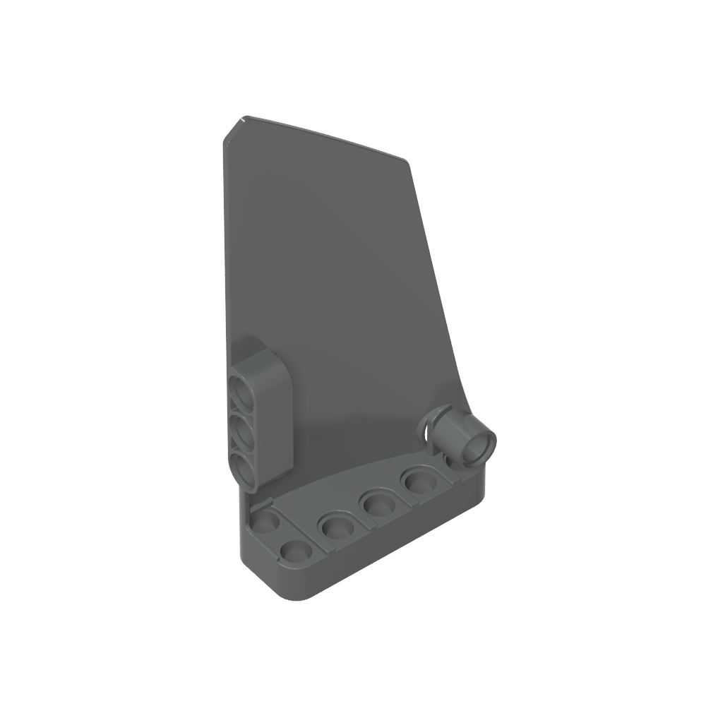 Carenado de panel técnico n.° 17 grande liso, lado A-MyGobricksEs