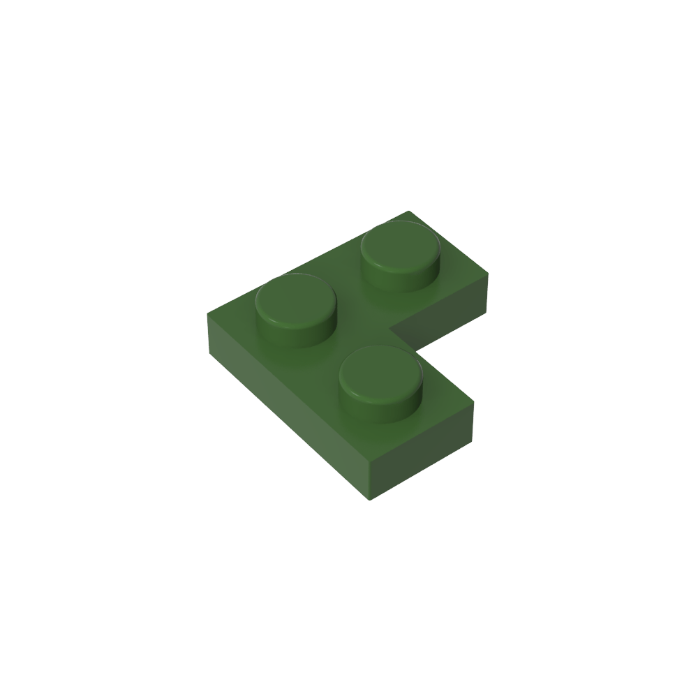 Placa 2 x 2 Esquina-MyGobricksEs