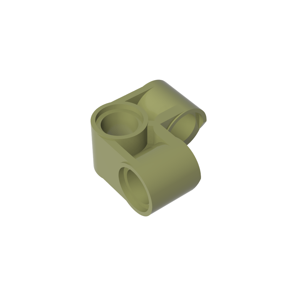 Conector de clavija Technic perpendicular 2 x 2 doblado-MyGobricksEs