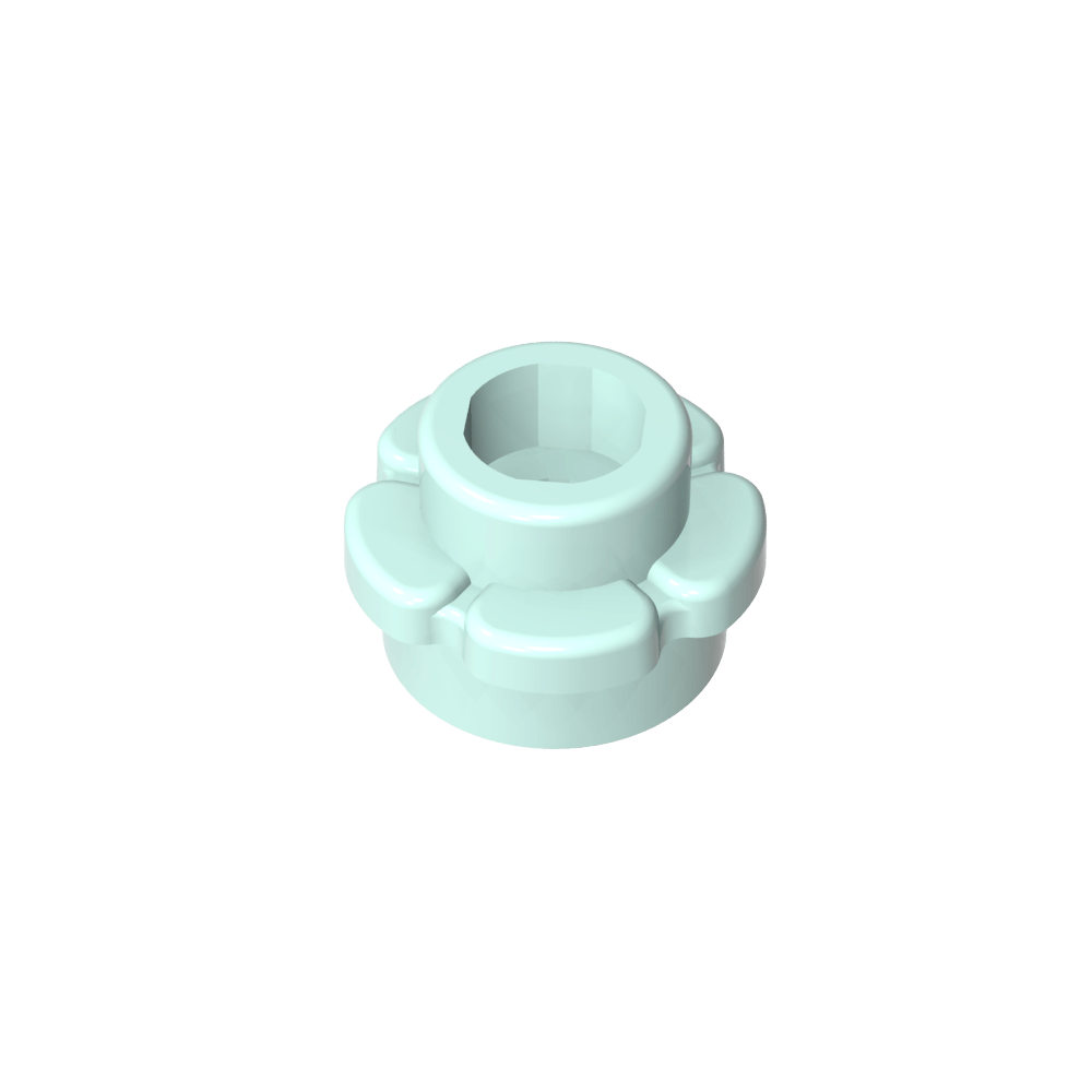 Planta, Flor, Plato Redondo 1 x 1 con 5 Pétalos-MyGobricksEs