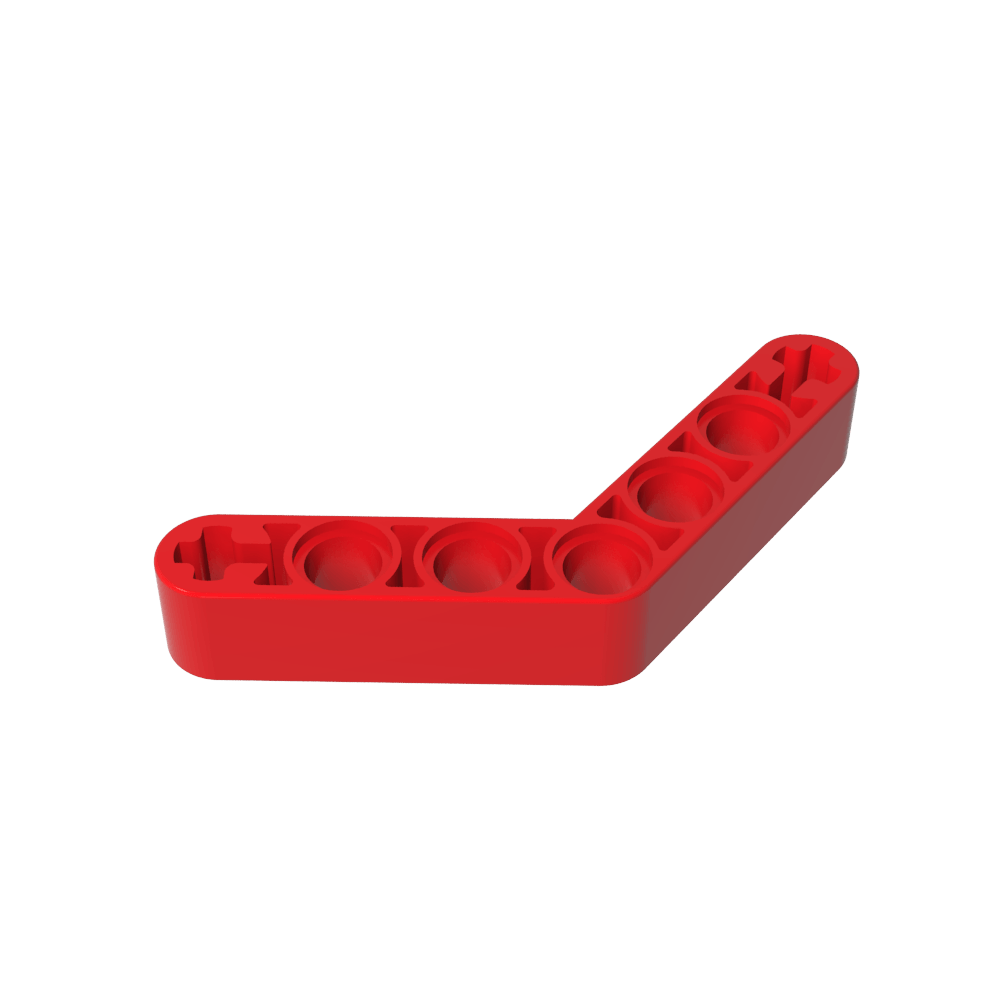Viga técnica 1 x 7 doblada (4 - 4) de espesor-MyGobricksEs