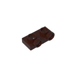 Placa, Modificada 1 x 2 con 2 puntos salientes Invertida-MyGobricksEs