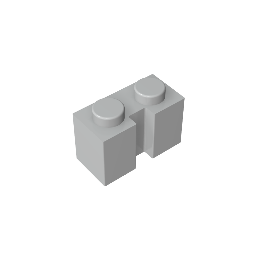 Ladrillo Especial 1 x 2 con Ranura-MyGobricksEs