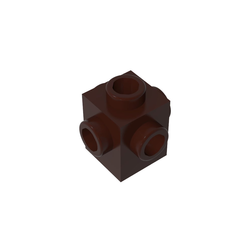 Ladrillo especial 1 x 1 pernos en los 4 lados-MyGobricksEs