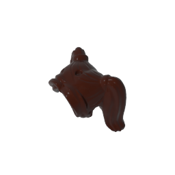 Figura, Cabello Femenino Coletas Altas, Flequillo Largo, Agujero en la Parte Superior-MyGobricksEs