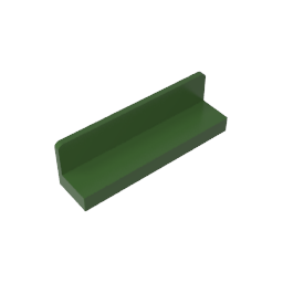 Panel 1 x 4 x 1 con esquinas redondeadas [Pared delgada]-MyGobricksEs