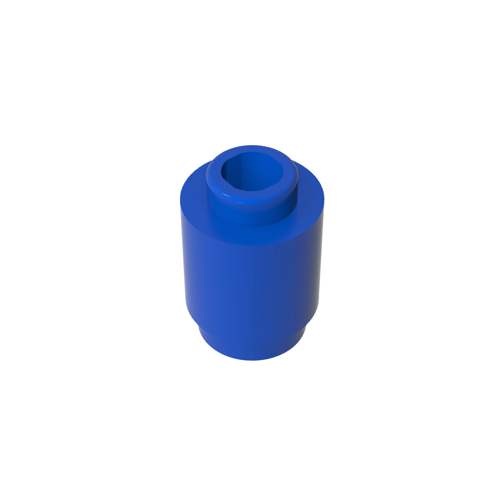 Ladrillo redondo 1 x 1 perno abierto-MyGobricksEs