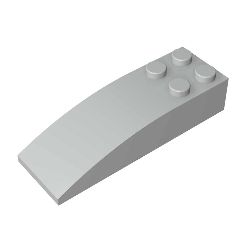 Ladrillo curvo 6 x 2-MyGobricksEs