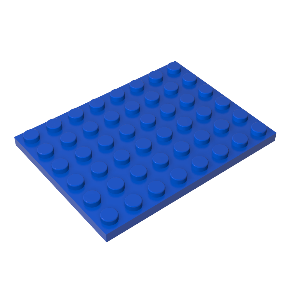 Placa 6 x 8-MyGobricksEs
