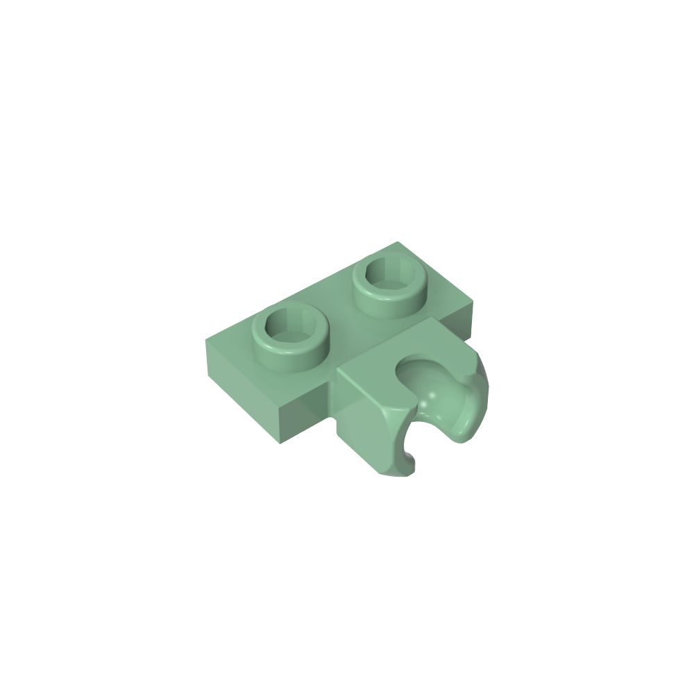 Placa especial 1 x 2 Copa lateral central de 5,9 mm-MyGobricksEs