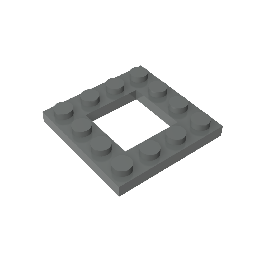 Placa especial 4 x 4 con recorte 2 x 2-MyGobricksEs
