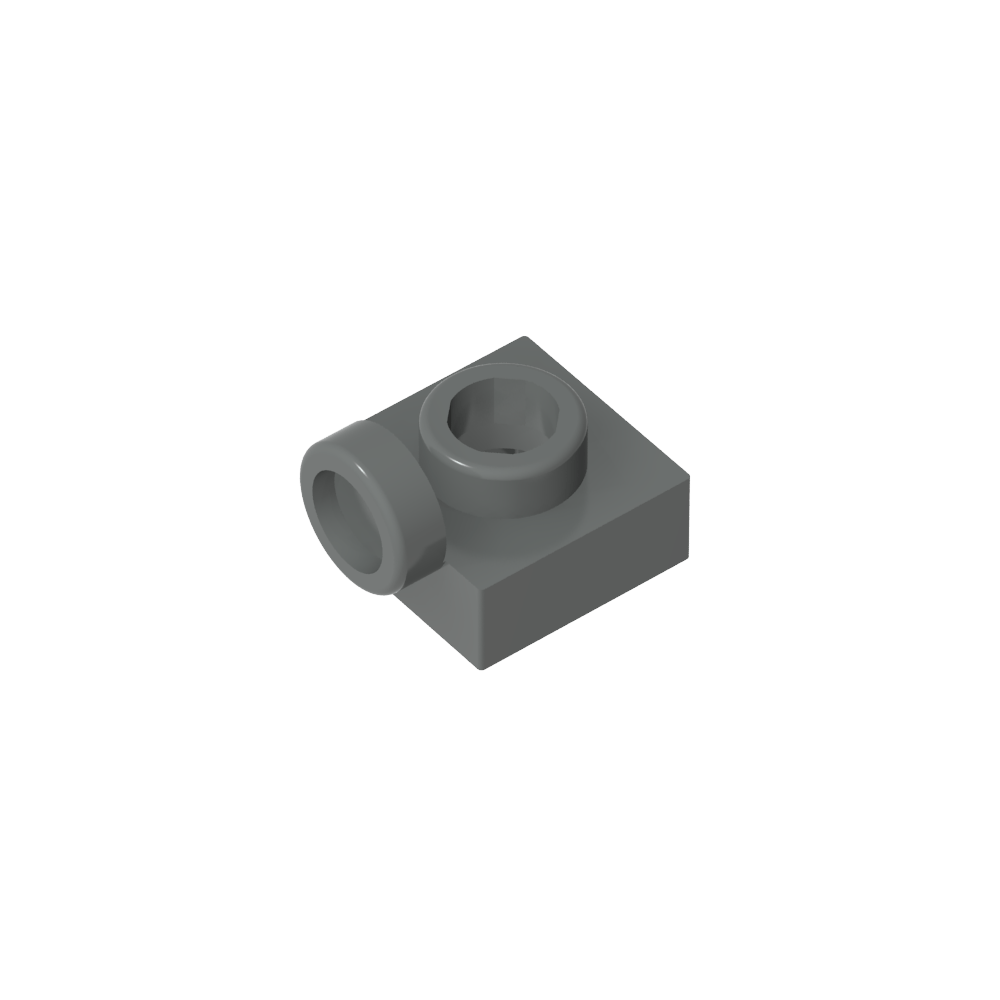 Placa especial 1 x 1 con tacos en el lateral-MyGobricksEs