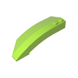 Cuña curva 8 x 3 x 2 abierta derecha-MyGobricksEs