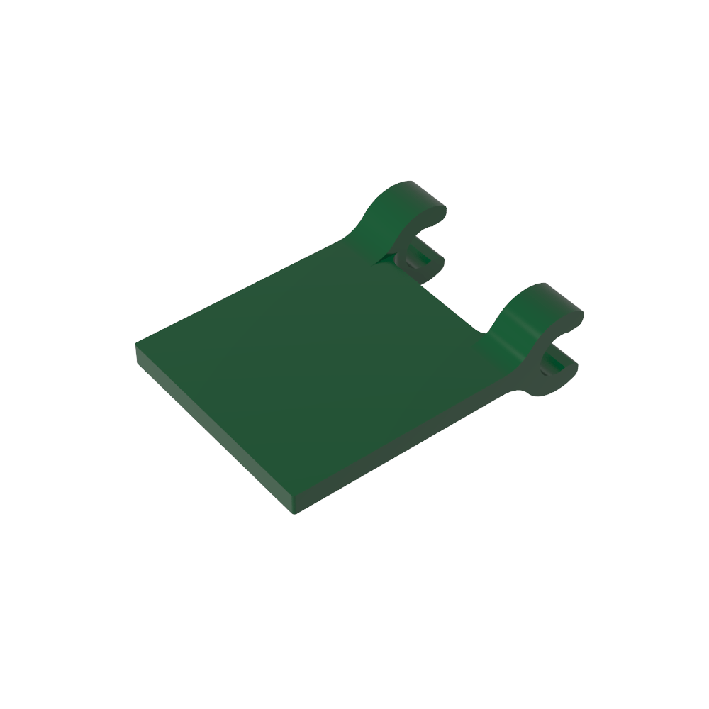 Bandera cuadrada de 2 x 2 [clips delgados]-MyGobricksEs